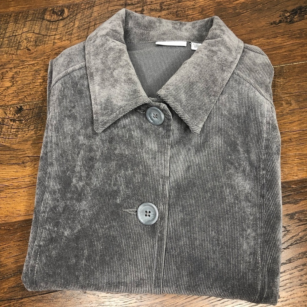 Kim Rogers Velour Corduroy Look Jacket Blazer - Size 10‎